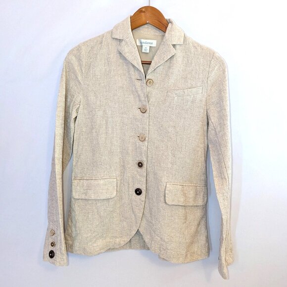 Sundance | 2 Blazers Embroidered Linen & Cotton Blend “Journey” Blazer | Size XS - Picture 4 of 16